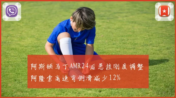 阿斯顿马丁AMR24后悬挂刚度调整 阿隆索高速弯侧滑减少12%