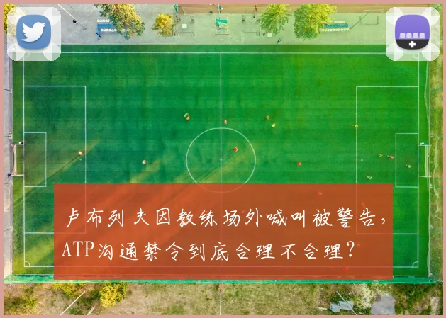 卢布列夫因教练场外喊叫被警告,ATP沟通禁令到底合理不合理?